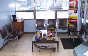Lanpro Auto Care Centre Ltd. Customer Waiting Area | 1870 Ellice Ave | Winnipeg, Manitoba | 204-783-5802