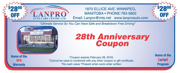 28 Year Anniversary Special Coupon