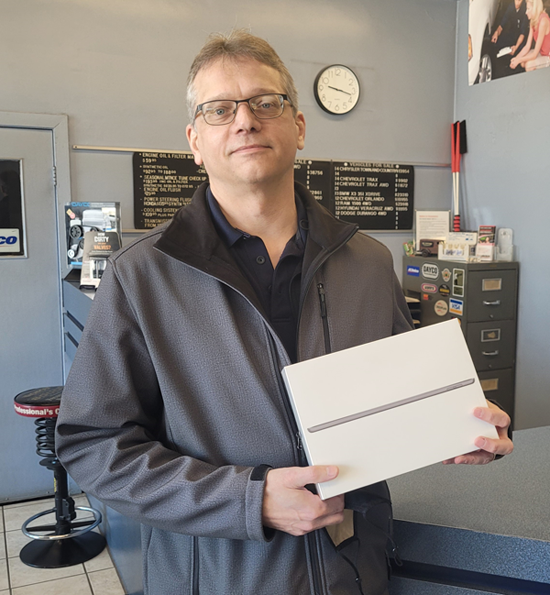 iPad Contest Winner