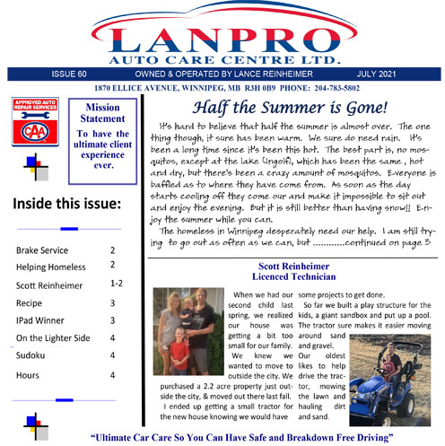Click here to read our July 2021 Newsletter